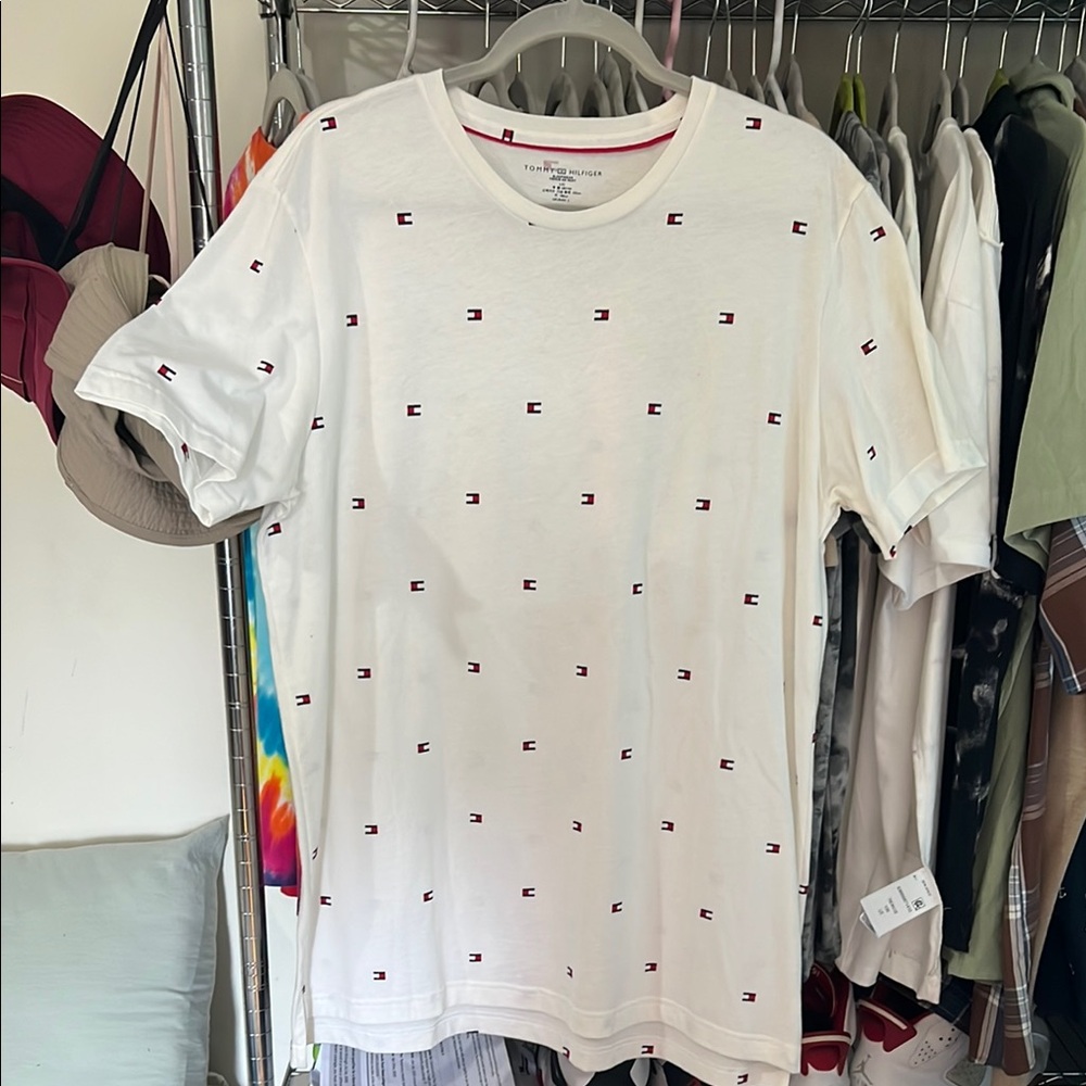Tommy Hilfiger White Short Sleeve Tee